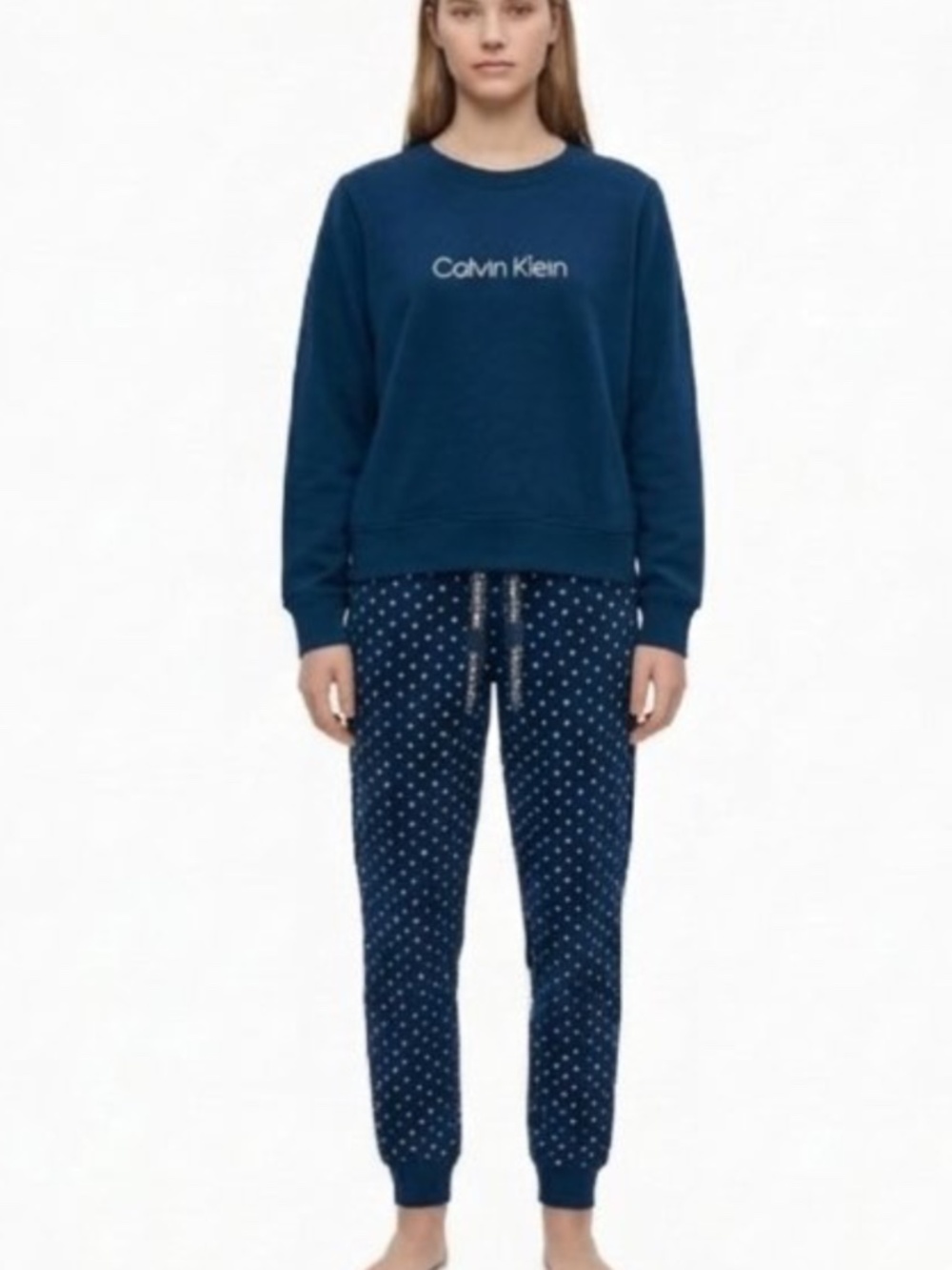 Calvin Klein Light Sweatshirt & Joggers Lounge - Navy Blue